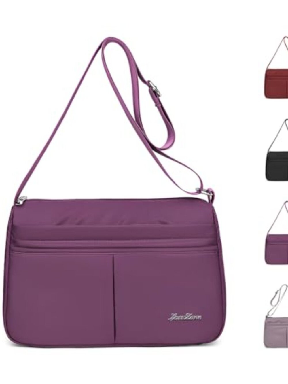 WITERY Nylon Crossbody Bag Lightweight Shoulder Purse Water-Resistant